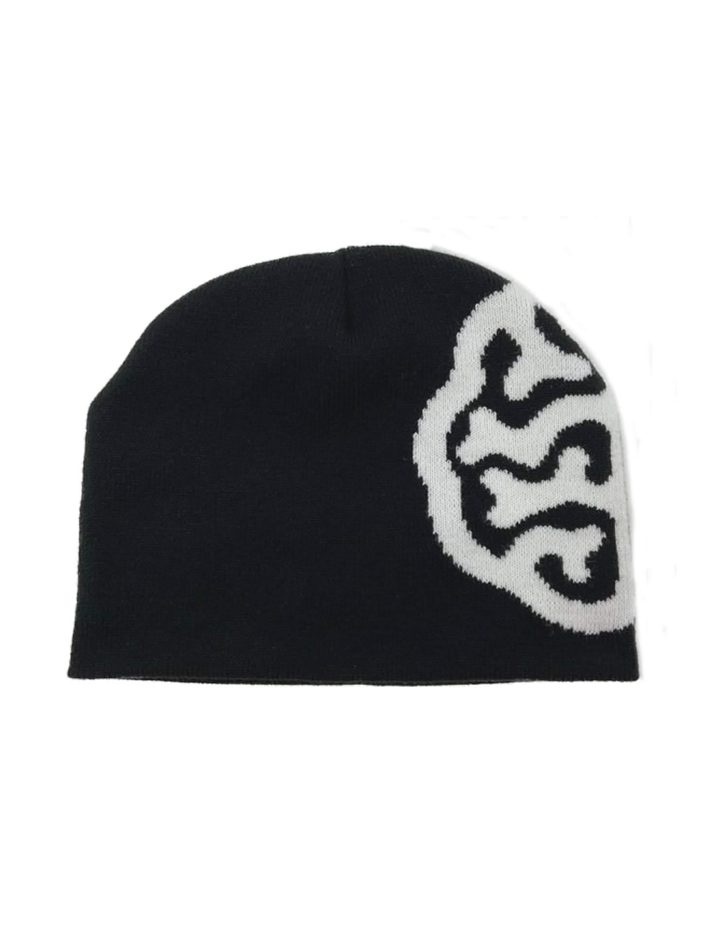 BLACK LOGO BEANIE