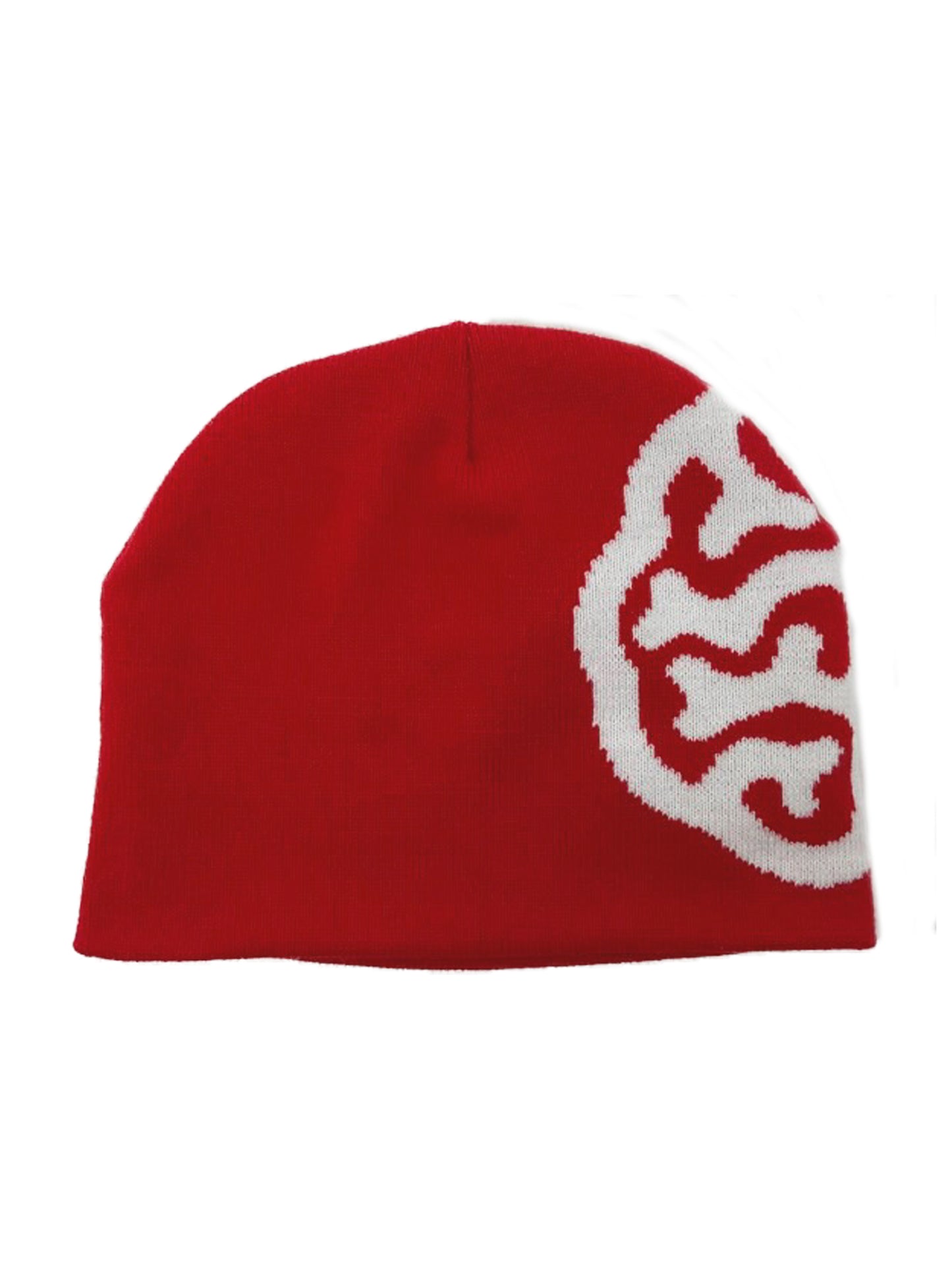 RED LOGO BEANIE